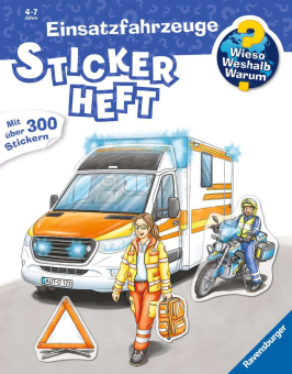 Wieso Weshalb Warum - Stickerheft Einsatzfahrzeuge